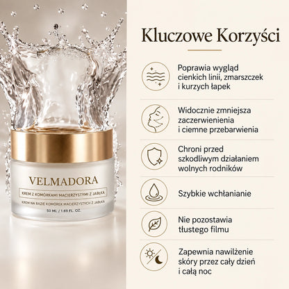 Krem z komórkami macierzystymi jabłka